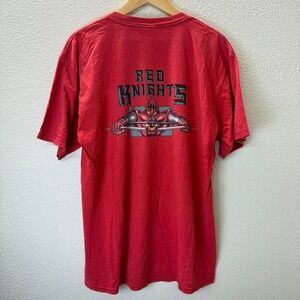 Red Knights Graphic T Shirt Mens Large VT3 Knight Armor Graphic Tee